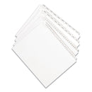Avery Preprinted Legal Exhibit Side Tab Index Dividers, Allstate Style, 10-Tab, I to X, 11 x 8.5, White, 1 Set