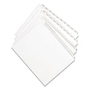 Avery Preprinted Legal Exhibit Side Tab Index Dividers, Allstate Style, 26-Tab, J, 11 x 8.5, White, 25/Pack