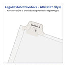 Avery Preprinted Legal Exhibit Side Tab Index Dividers, Allstate Style, 10-Tab, 5, 11 x 8.5, White, 25/Pack