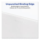 Avery Preprinted Legal Exhibit Side Tab Index Dividers, Allstate Style, 10-Tab, 1, 11 x 8.5, White, 25/Pack