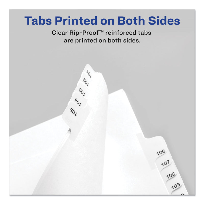 Avery Preprinted Legal Exhibit Side Tab Index Dividers, Allstate Style, 26-Tab, C, 11 x 8.5, White, 25/Pack