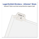 Avery Preprinted Legal Exhibit Side Tab Index Dividers, Allstate Style, 26-Tab, P, 11 x 8.5, White, 25/Pack