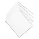Avery Preprinted Legal Exhibit Side Tab Index Dividers, Allstate Style, 26-Tab, D, 11 x 8.5, White, 25/Pack