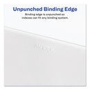 Avery Preprinted Legal Exhibit Side Tab Index Dividers, Allstate Style, 26-Tab, E, 11 x 8.5, White, 25/Pack