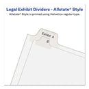 Avery Preprinted Legal Exhibit Side Tab Index Dividers, Allstate Style, 26-Tab, T, 11 x 8.5, White, 25/Pack