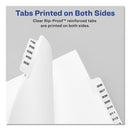 Avery Preprinted Legal Exhibit Side Tab Index Dividers, Avery Style, 26-Tab, C, 11 x 8.5, White, 25/Pack, (1403)