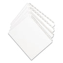 Avery Preprinted Legal Exhibit Side Tab Index Dividers, Allstate Style, 26-Tab, P, 11 x 8.5, White, 25/Pack