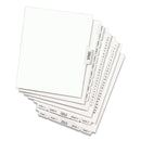Avery Preprinted Legal Exhibit Side Tab Index Dividers, Avery Style, 26-Tab, E, 11 x 8.5, White, 25/Pack, (1405)