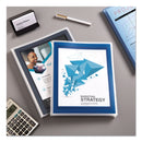 Avery Flexi-View Six-Pocket Polypropylene Organizer, 150-Sheet Capacity, 11 x 8.5, Translucent/Navy