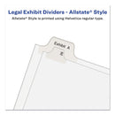 Avery Preprinted Legal Exhibit Side Tab Index Dividers, Allstate Style, 26-Tab, X, 11 x 8.5, White, 25/Pack
