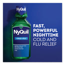 Vicks NyQuil Cold and Flu Nighttime Liquid, 12 oz Bottle