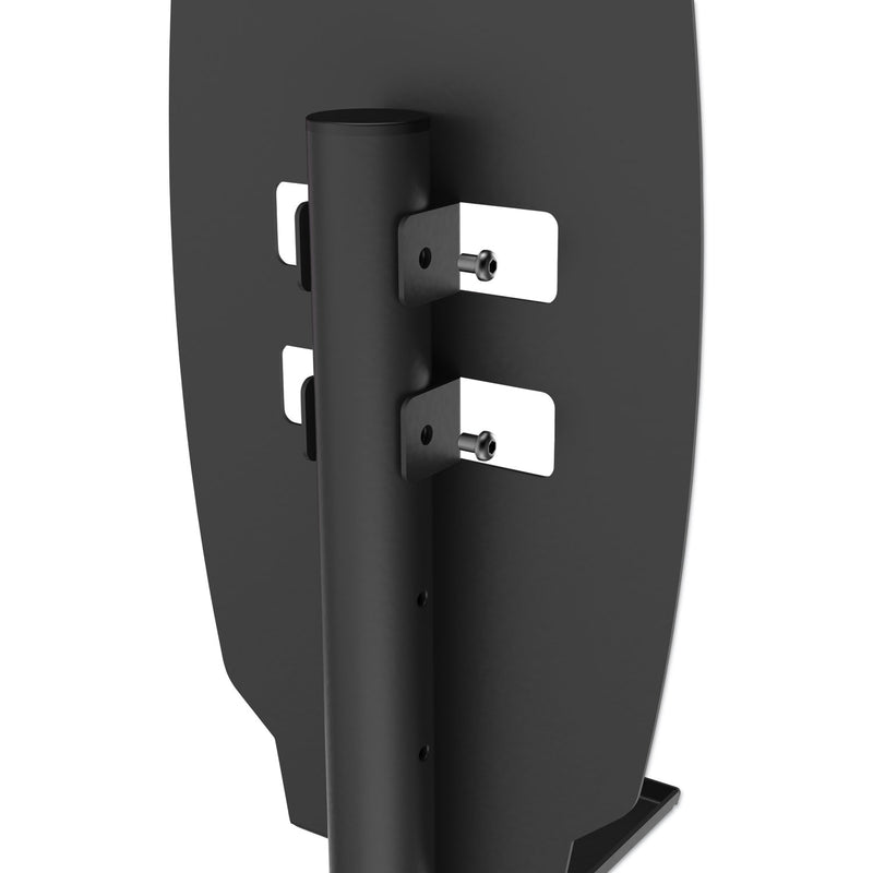 Kantek Floor Stand for Sanitizer Dispensers, Height Adjustable from 50" to 60", Black