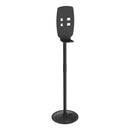 Kantek Floor Stand for Sanitizer Dispensers, Height Adjustable from 50" to 60", Black