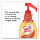 Coffee mate Liquid Coffee Creamer, Hazelnut, 1.5 Liter Pump Bottle, 2/Carton