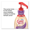 Coffee mate Liquid Coffee Creamer, Sweetened Original, 1.5 Liter Pump Bottle, 2/Carton