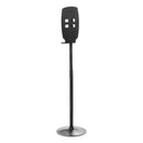 Kantek Floor Stand for Sanitizer Dispensers, Height Adjustable from 50" to 60", Black