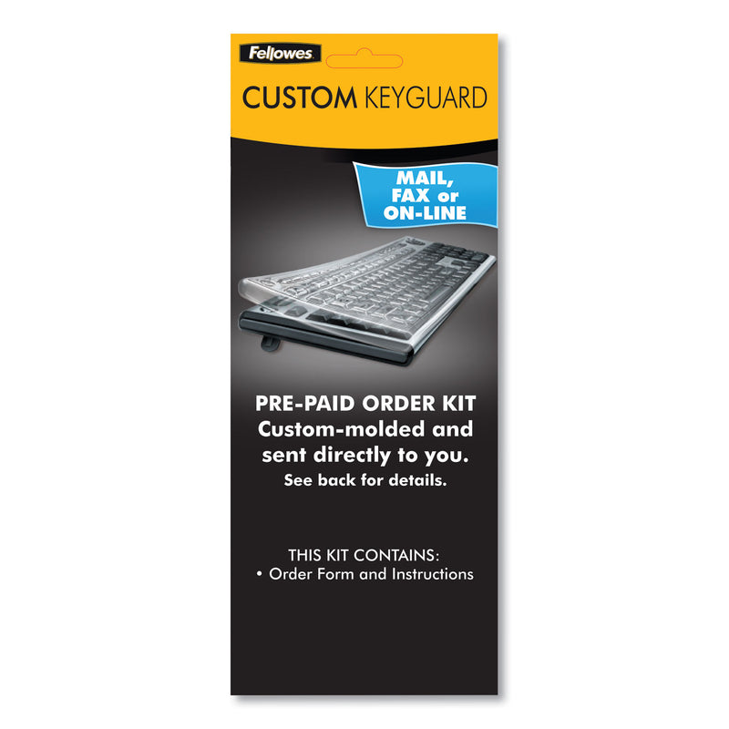 Fellowes Keyboard Protection Kit, Custom Order, Polyurethane