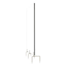 Ghent Clear Partition Extender with Attached Clamp, 48 x 3.88 x 18, Thermoplastic Sheeting