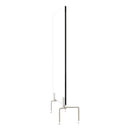 Ghent Clear Partition Extender with Attached Clamp, 36 x 3.88 x 18, Thermoplastic Sheeting