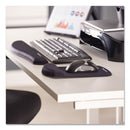 Fellowes PlushTouch Keyboard Wrist Rest, 18.12 x 3.18, Black