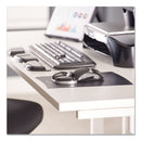 Fellowes Gel Gliding Palm Support with Mouse Pad, 9 x 11, Black