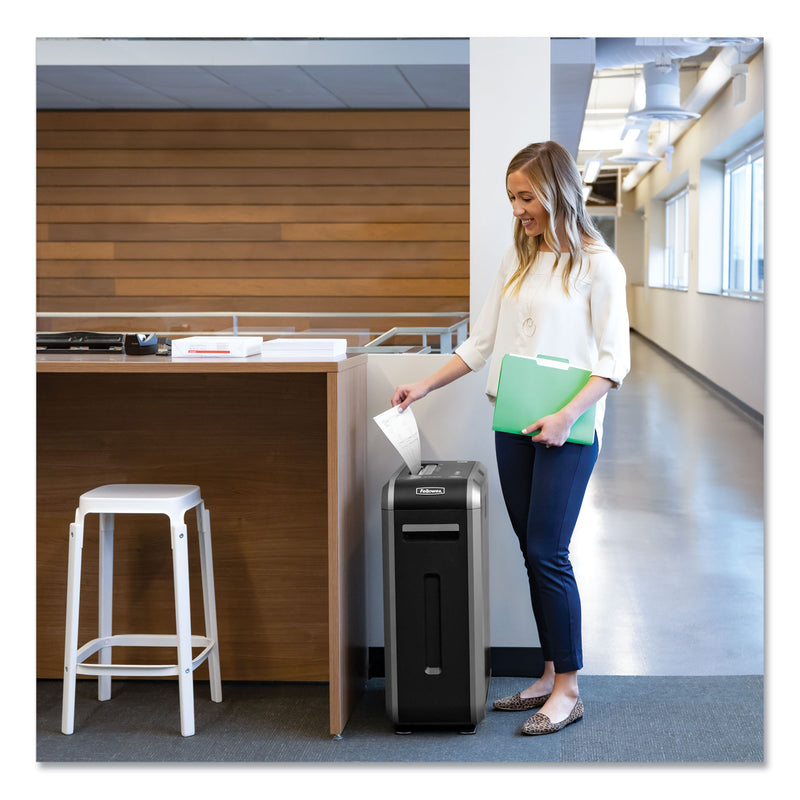 Fellowes Powershred 125Ci 100% Jam Proof Cross-Cut Shredder, 20 Manual Sheet Capacity