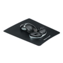 Fellowes Gel Gliding Palm Support with Mouse Pad, 9 x 11, Black