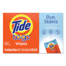 Tide To Go Instant Stain Remover Wipes, 6 x 5, Scented, 10/Box, 12 Boxes/Carton