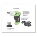 OEMTOOLS 4 V Max. Li-ion Cordless Screwdriver, 230 RPM