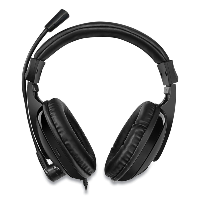 Adesso Xtream H5 Multimedia Headset with Mic, Binaural Over the Head, Black