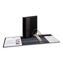 Avery Durable View Binder with DuraHinge and EZD Rings, 3 Rings, 5" Capacity, 11 x 8.5, Black, (9900)