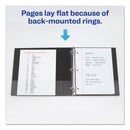 Avery Durable View Binder with DuraHinge and EZD Rings, 3 Rings, 2" Capacity, 11 x 8.5, Black, (9500)