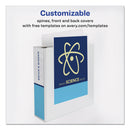 Avery Durable View Binder with DuraHinge and Slant Rings, 3 Rings, 3" Capacity, 11 x 8.5, White