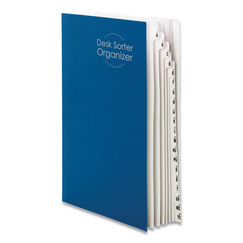 Numerical File Sorter Deluxe Expandable Indexed Desk File/Sorter, Reinforced Tabs, 20 ...