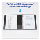 Avery Durable View Binder with DuraHinge and Slant Rings, 3 Rings, 1" Capacity, 11 x 8.5, Coral