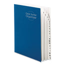 Smead Deluxe Expandable Indexed Desk File/Sorter, Reinforced Tabs, 20 Dividers, Alpha Index, Letter Size, Dark Blue Cover