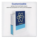 Avery Durable View Binder with DuraHinge and EZD Rings, 3 Rings, 2" Capacity, 11 x 8.5, White, (9501)