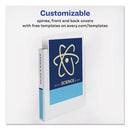 Avery Mini Size Durable View Binder with Round Rings, 3 Rings, 1" Capacity, 8.5 x 5.5, White