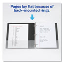 Avery Durable Non-View Binder with DuraHinge and EZD Rings, 3 Rings, 1" Capacity, 11 x 8.5, Black, (7301)