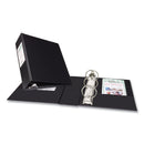 Avery Mini Size Durable Non-View Binder with Round Rings, 3 Rings, 2" Capacity, 8.5 x 5.5, Black