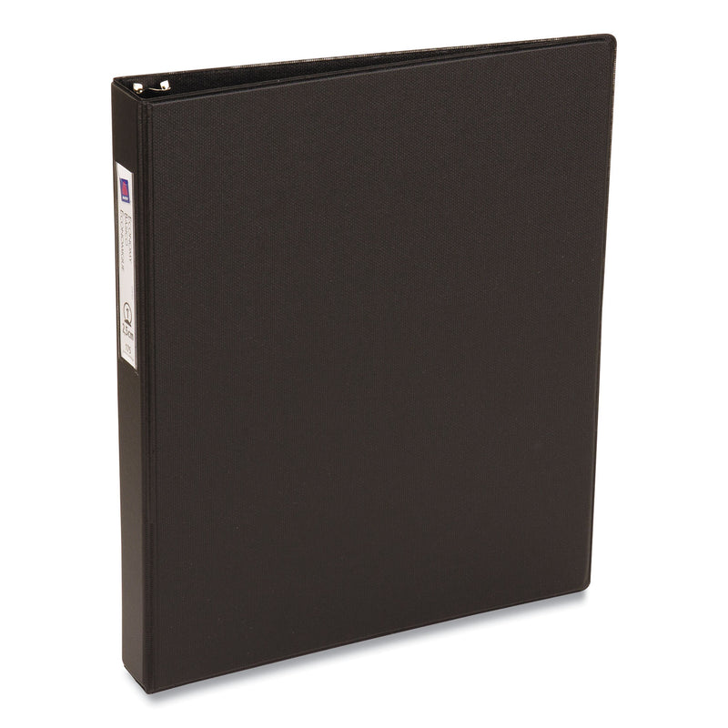 Avery Economy Non-View Binder with Round Rings, 3 Rings, 1" Capacity, 11 x 8.5, Black, (4301)