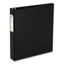 Avery Economy Non-View Binder with Round Rings, 3 Rings, 1.5" Capacity, 11 x 8.5, Black, (4401)