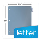 Cardinal Poly Index Dividers, 5-Tab, 11 x 8.5, Assorted, 4 Sets