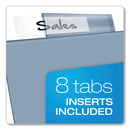 Cardinal Poly Index Dividers, 8-Tab, 11 x 8.5, Assorted, 4 Sets