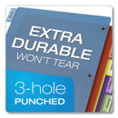 Cardinal Poly Index Dividers, 5-Tab, 11 x 8.5, Assorted, 4 Sets