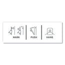 3M Claw Drywall Picture Hanger, Holds 15 lbs, 5 Hooks and 5 Spot Markers, Stainless Steel