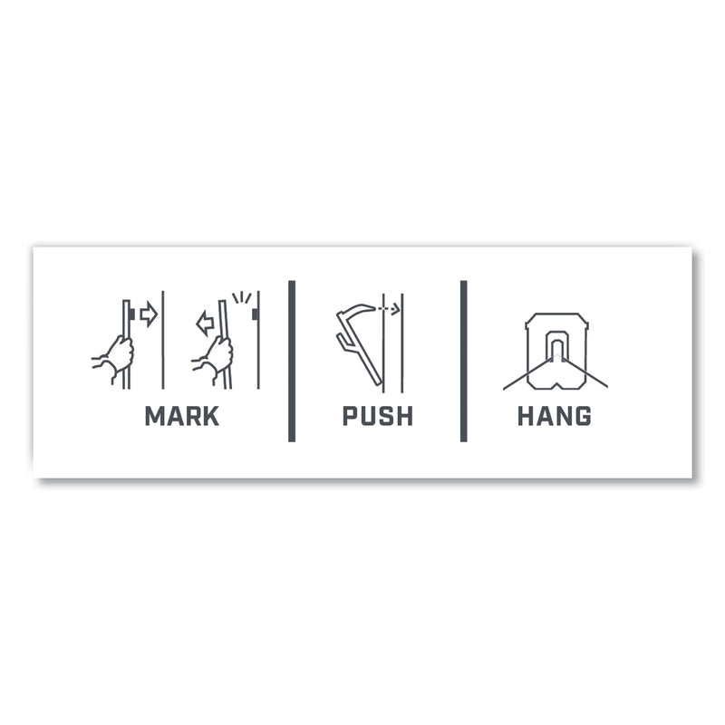 3M Claw Drywall Picture Hanger, Holds 15 lbs, 5 Hooks and 5 Spot Markers, Stainless Steel