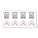 3M Claw Drywall Picture Hanger, Holds 25 lbs, 4 Hooks and 4 Spot Markers, Stainless Steel