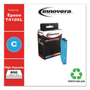Innovera Remanufactured Cyan High-Yield Ink, Replacement for T410XL (T410XL220), 650 Page-Yield