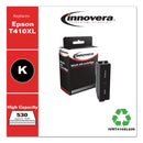 Innovera Remanufactured Black High-Yield Ink, Replacement for T410XL (T410XL020), 530 Page-Yield